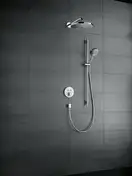 Шланговое подсоединение Hansgrohe FixFit (цвет - хром) (27453000) фото 3 Aquada.com.ua