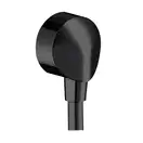 Шланговое подсоединение Hansgrohe Fixfit (цвет - чёрный матовый) (27454670) фото 1 Aquada.com.ua