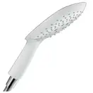Лейка для душа Hansgrohe Puravida EcoSmart (цвет - хром/белый), 3 вида струи (28567400) фото 1 Aquada.com.ua