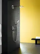 Лейка для душа Hansgrohe Raindance Select S EcoSmart 150 (цвет - хром), 3 вида струи (28588000) фото 2 Aquada.com.ua