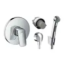 Набор смесителей для гигиенического душа Hansgrohe (цвет - хром) (3В161218) фото 1 Aquada.com.ua