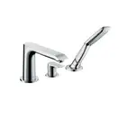 Смеситель на борт ванны Hansgrohe Metris (цвет - хром) (31190000) фото 1 Aquada.com.ua