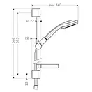 Набор смесителей для душа 3-в-1 Hansgrohe Focus (цвет - хром) (31662773) фото 4 Aquada.com.ua