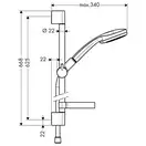 Набор смесителей для душа 3-в-1 Hansgrohe Focus (цвет - хром) (31796111) фото 4 Aquada.com.ua