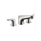 Смеситель на борт ванны, двухвентильный Hansgrohe Focus (цвет - хром) (31935000) фото 1 Aquada.com.ua