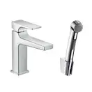 Смеситель для раковины с гигиеническим душем Hansgrohe Metropol (цвет - хром), с донным клапаном (32522000) фото 1 Aquada.com.ua