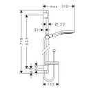 Набор смесителей для душа 3-в-1 Hansgrohe Talis E/Crometta (цвет - хром) (71760112) фото 7 Aquada.com.ua