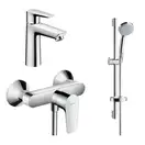 Набор смесителей для душа 3-в-1 Hansgrohe Talis E (цвет - хром) (71762773) фото 1 Aquada.com.ua