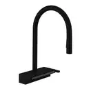 Смеситель для кухни Hansgrohe Aquno Select 170 3jet, sBox (цвет - чёрный матовый), с вытяжным душем (73831670) фото 1 Aquada.com.ua