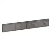 Термостат прихованого монтажу Hansgrohe RainSelect на 4 споживача, Brushed Black (15382340)