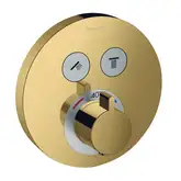 Hansgrohe ShowerSelect Термостат скрытый, Polished Gold Optic (15743990)