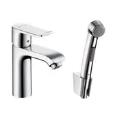 Hansgrohe Mertis Смеситель для раковины с гигиеническим душем, хром (31285000)