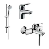 Набор смесителей для душа 3-в-1 Hansgrohe Novus 70 (цвет - хром) (710242773)