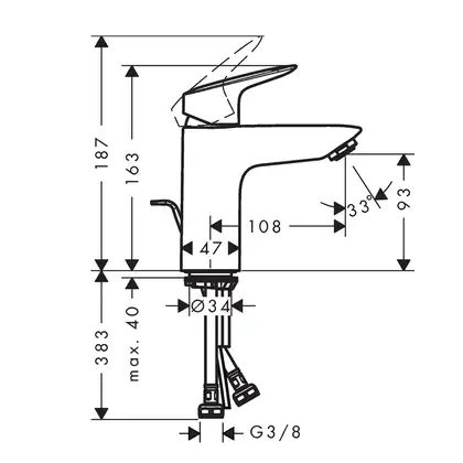 Набор смесителей для ванны 3-в-1 Hansgrohe Logis/Crometta (цвет - хром) (10002020) фото 9 Aquada.com.ua Набор смесителей для ванны 3-в-1 Hansgrohe Logis/Crometta (цвет - хром) (10002020) фото 9 Aquada.com.ua