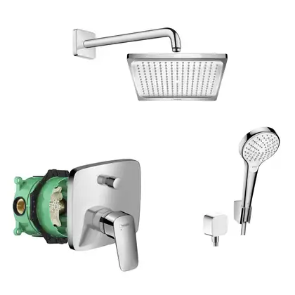 Душевая система скрытого монтажа Hansgrohe Logis/Croma (цвет - хром) (10502020) фото 1 Aquada.com.ua Душевая система скрытого монтажа Hansgrohe Logis/Croma (цвет - хром) (10502020) фото 1 Aquada.com.ua