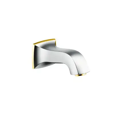 Излив на ванну Hansgrohe Metropol Classic (цвет - хром/золото) (13425090) фото 1 Aquada.com.ua