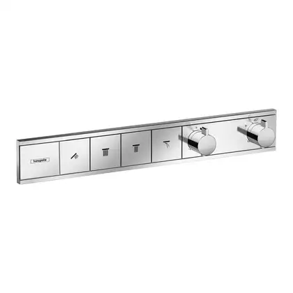 Термостат для скрытого монтажа на 4 потребителя Hansgrohe RainSelect (цвет - хром) (15382000) фото 1 Aquada.com.ua Термостат для скрытого монтажа на 4 потребителя Hansgrohe RainSelect (цвет - хром) (15382000) фото 1 Aquada.com.ua