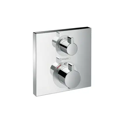 Термостат для душа Hansgrohe Ecostat Square (цвет - хром) (15712000) фото 1 Aquada.com.ua Термостат для душа Hansgrohe Ecostat Square (цвет - хром) (15712000) фото 1 Aquada.com.ua