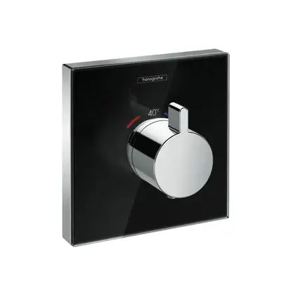 Термостат для душа Hansgrohe ShowerSelect (цвет - хром/чёрный) (15734600) фото 1 Aquada.com.ua