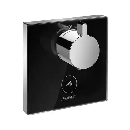 Термостат для душа Hansgrohe ShowerSelect (цвет - хром/чёрный) (15735600) фото 1 Aquada.com.ua
