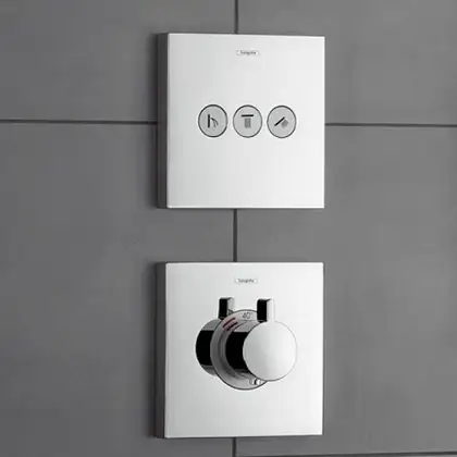 Термостат для душа Hansgrohe ShowerSelect Highflow (цвет - хром) (15760000) фото 2 Aquada.com.ua Термостат для душа Hansgrohe ShowerSelect Highflow (цвет - хром) (15760000) фото 2 Aquada.com.ua
