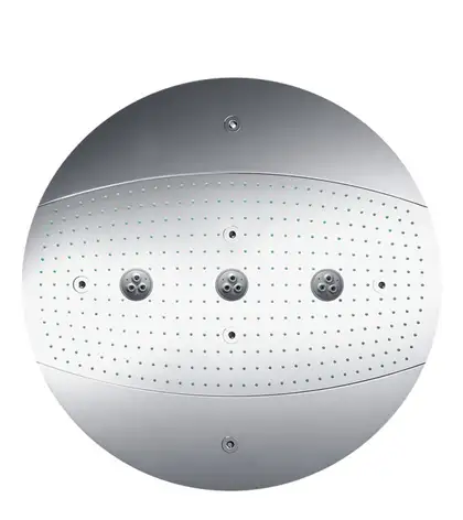 Верхний душ Hansgrohe Raindance Rainmaker Air 3jet Ø 600 мм (цвет - хром), с подсветкой (26117000) фото 1 Aquada.com.ua