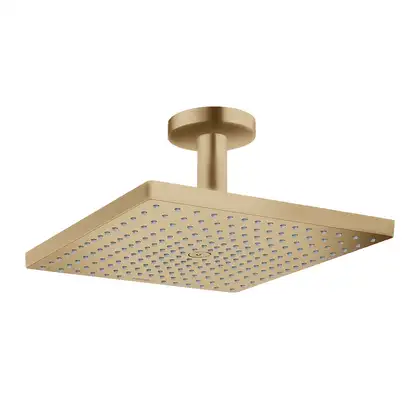Верхний душ с потолочным подсоединением Hansgrohe Raindance E 300 х 300 мм, 1 тип струи (цвет - матовая бронза) (26250140) фото 1 Aquada.com.ua Верхний душ с потолочным подсоединением Hansgrohe Raindance E 300 х 300 мм, 1 тип струи (цвет - матовая бронза) (26250140) фото 1 Aquada.com.ua