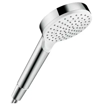 Лейка для душа Hansgrohe Crometta EcoSmart (цвет - хром/белый), 1 вид струи (26333400) фото 1 Aquada.com.ua Лейка для душа Hansgrohe Crometta EcoSmart (цвет - хром/белый), 1 вид струи (26333400) фото 1 Aquada.com.ua