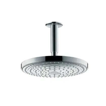 Верхний душ с держателем Hansgrohe Raindance Select S 2jet Ø 240 мм (цвет - хром), EcoSmart 9 л/мин (26469000) фото 1 Aquada.com.ua