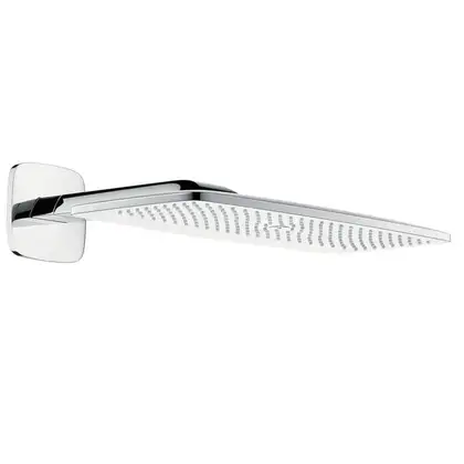 Верхний душ с держателем 385мм, Hansgrohe Raindance E 430х220 мм (27372000) фото 1 Aquada.com.ua Верхний душ с держателем 385мм, Hansgrohe Raindance E 430х220 мм (27372000) фото 1 Aquada.com.ua