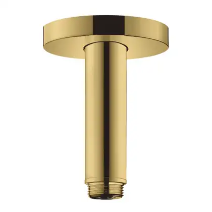 Держатель верхнего душа Hansgrohe h10 см (цвет - полированное золото) (27393990) фото 1 Aquada.com.ua