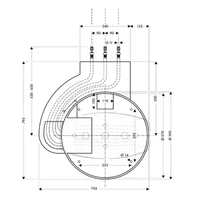 Скрытая часть для душевой системы Hansgrohe Raindance Rainmaker (28412180) фото 2 Aquada.com.ua Скрытая часть для душевой системы Hansgrohe Raindance Rainmaker (28412180) фото 2 Aquada.com.ua
