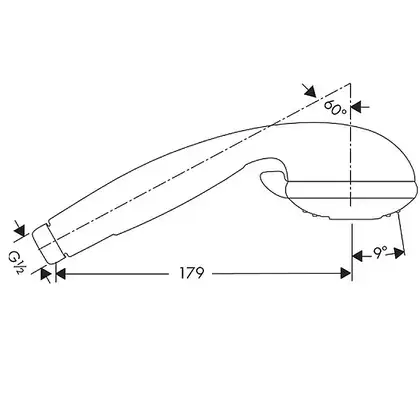 Лейка для душа Hansgrohe Croma (цвет - хром), 3 типа струи (28573000) фото 2 Aquada.com.ua Лейка для душа Hansgrohe Croma (цвет - хром), 3 типа струи (28573000) фото 2 Aquada.com.ua