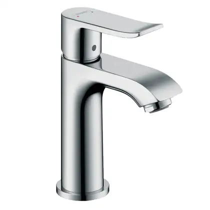 Смеситель для раковины Hansgrohe Metris (цвет - хром), с донным клапаном (31088000) фото 1 Aquada.com.ua