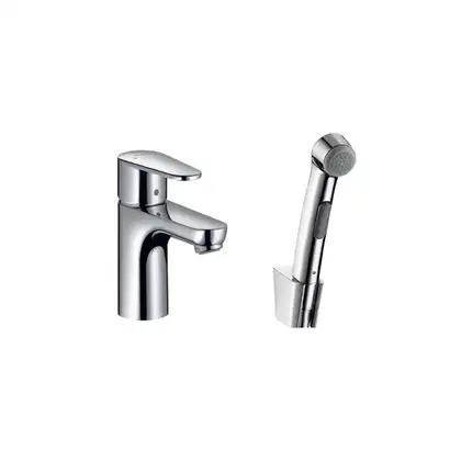 Смеситель для раковины с гигиеническим душем Hansgrohe Talis E2 (цвет - хром) (31165000) фото 1 Aquada.com.ua Смеситель для раковины с гигиеническим душем Hansgrohe Talis E2 (цвет - хром) (31165000) фото 1 Aquada.com.ua