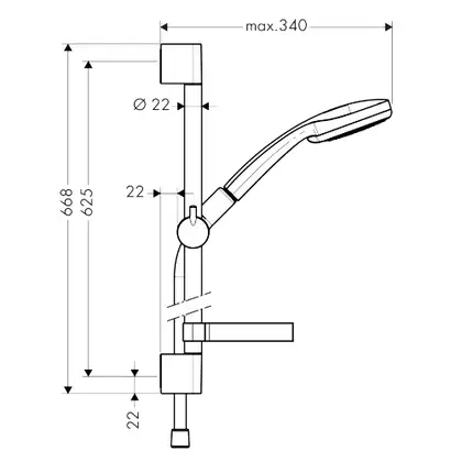 Набор смесителей для душа 3-в-1 Hansgrohe Focus (цвет - хром) (31662773) фото 4 Aquada.com.ua Набор смесителей для душа 3-в-1 Hansgrohe Focus (цвет - хром) (31662773) фото 4 Aquada.com.ua