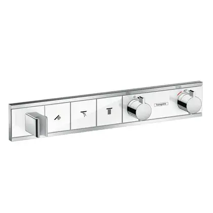 Душевая система скрытого монтажа с термостатом Hansgrohe rainselect 460 х 300 2jett (наружная и скрытые части) (35275002) фото 2 Aquada.com.ua Душевая система скрытого монтажа с термостатом Hansgrohe rainselect 460 х 300 2jett (наружная и скрытые части) (35275002) фото 2 Aquada.com.ua