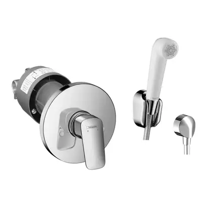 Набор скрытого монтажа с гигиенической лейкой Hansgrohe Logis (цвет - хром/белый) (3A101219 (20180006)) фото 1 Aquada.com.ua