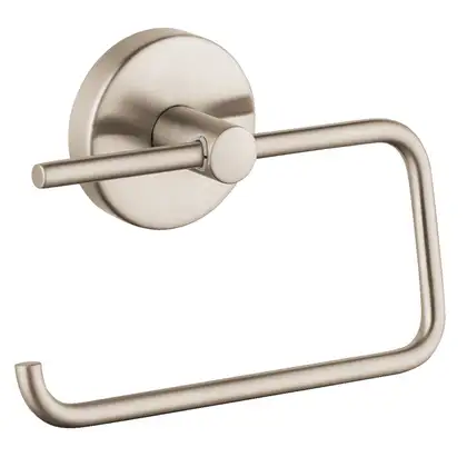 Бумагодержатель без крышки Hansgrohe Logis (цвет - шлифованный никель) (40526820) фото 1 Aquada.com.ua Бумагодержатель без крышки Hansgrohe Logis (цвет - шлифованный никель) (40526820) фото 1 Aquada.com.ua