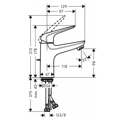 Набор смесителей для ванны 3-в-1 Hansgrohe Novus 70 (цвет - хром) (710362773) фото 3 Aquada.com.ua Набор смесителей для ванны 3-в-1 Hansgrohe Novus 70 (цвет - хром) (710362773) фото 3 Aquada.com.ua