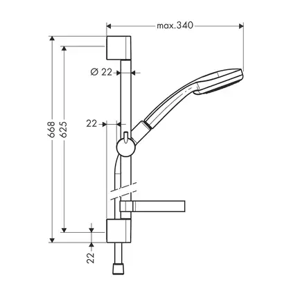 Набор смесителей для ванны 3-в1 Hansgrohe Logis (цвет хром) (71400111) фото 6 Aquada.com.ua Набор смесителей для ванны 3-в1 Hansgrohe Logis (цвет хром) (71400111) фото 6 Aquada.com.ua