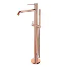 Смеситель напольный для ванны Paffoni Light (цвет - rose) (LIG032ROSE+LIG030) фото 1 Aquada.com.ua