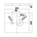 Смеситель для душа Paffoni Red (цвет - хром) (REDBOX015CR) фото 2 Aquada.com.ua