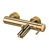 Смеситель для ванны Paffoni Light (цвет - золото) (LIG022HG)