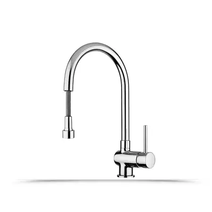 Кухонный смеситель Paffoni Stick, хром (SK185CR) фото 1 Aquada.com.ua Кухонный смеситель Paffoni Stick, хром (SK185CR) фото 1 Aquada.com.ua