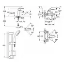GROHE Набір для ванни Eurosmart  3 в 1 (123246M) (123246M) фото 12 Aquada.com.ua