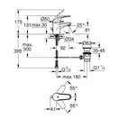 GROHE Одноважільний змішувач для раковини Euroeco S-Size (23262000) фото 8 Aquada.com.ua