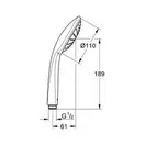 GROHE Ручний душ, 1 режим струменю Euphoria 110 Mono (27265000) фото 10 Aquada.com.ua