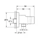 GROHE Підключення душового шлангу Relexa (28628000) фото 8 Aquada.com.ua
