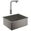 Набор Grohe мойка кухонная K700 31574AL0 + смеситель Minta Smartcontrol 31613A00 (31574AL031613A00) фото 1 Aquada.com.ua